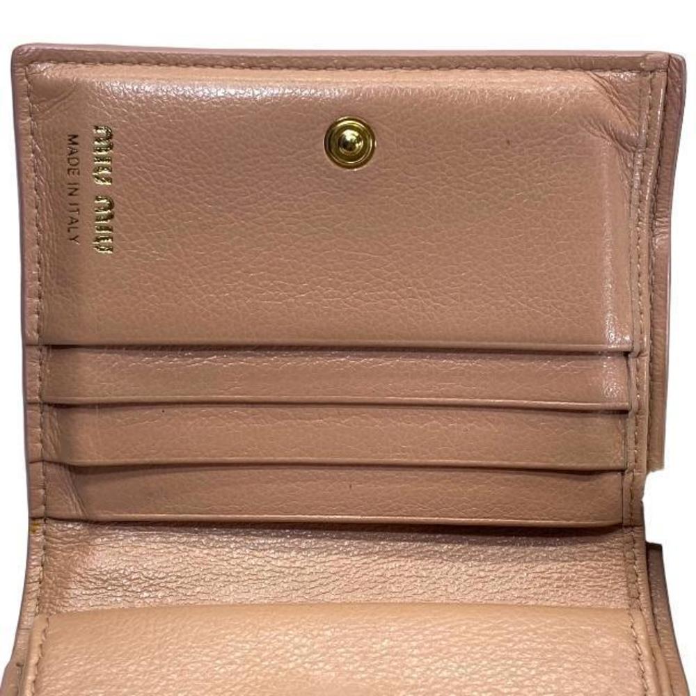 Miu Miu Wallet Folding Wallet Mini Wallet Pink Mu… - image 7
